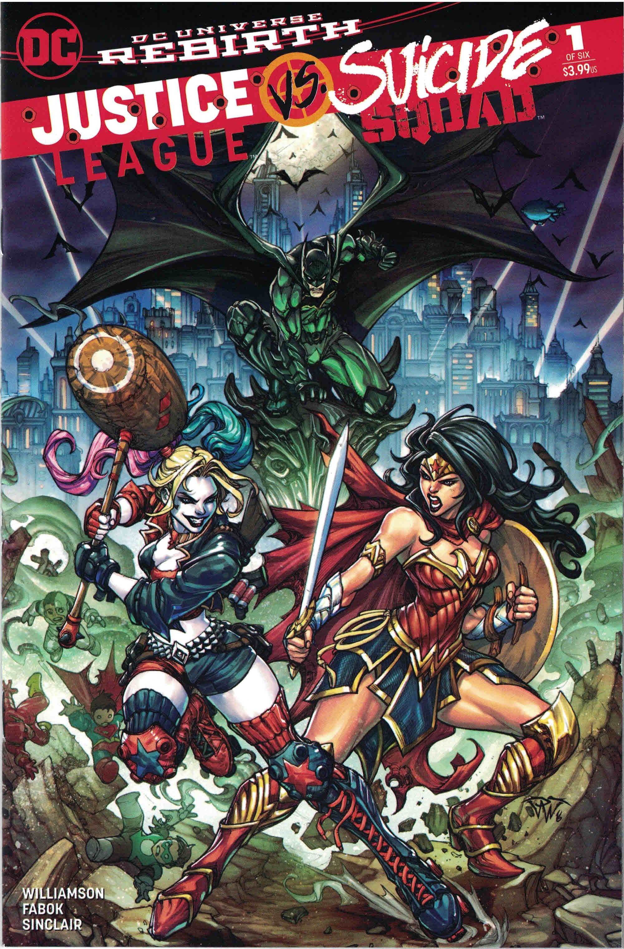 Justice League Vs. Suicide Squad #1 2017 Lcsd Exclusive Cover By Paolo Pantalena