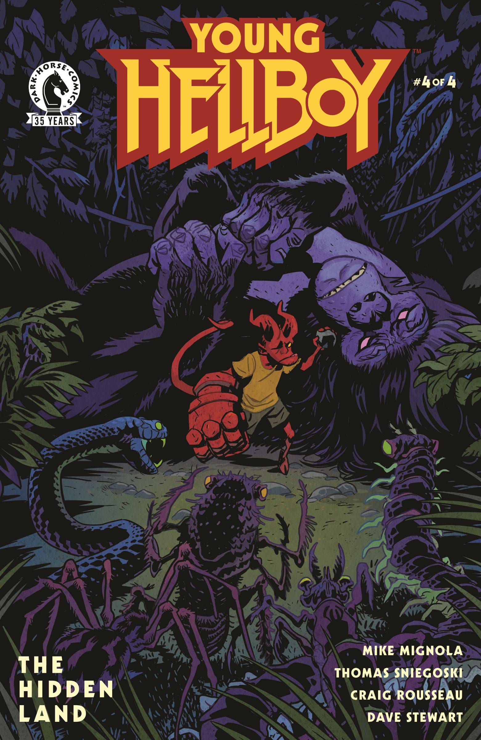 Young Hellboy The Hidden Land #4 Cover A Smith (Of 4)