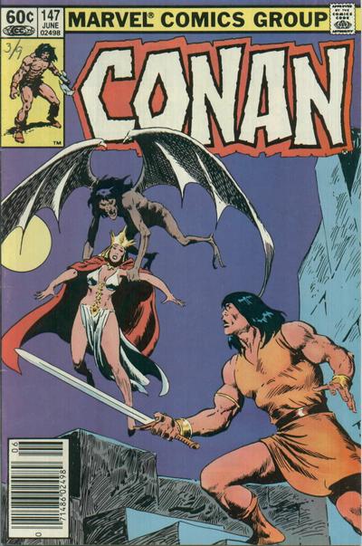 Conan The Barbarian #147 [Newsstand]-Very Fine (7.5 – 9)