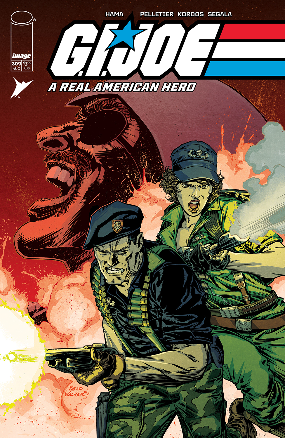 GI Joe A Real American Hero #309 Cover C 1 for 10 Incentive Brad Walker & Francesco Segala Variant