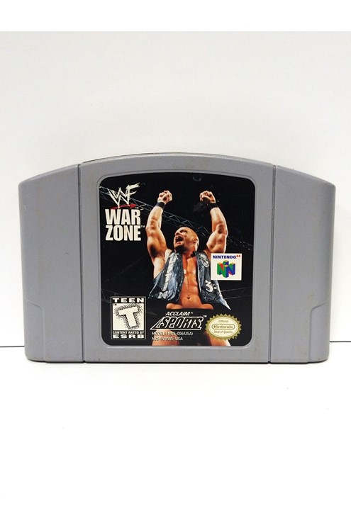 Nintendo 64 N64 Wwf War Zone Cartridge Only (Fair)