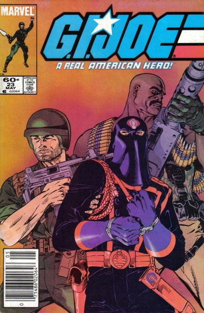 G.I. Joe, A Real American Hero #23 [Newsstand](1982)-Fine (5.5 – 7)