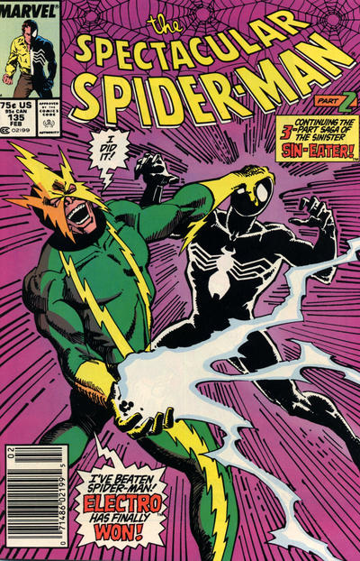 The Spectacular Spider-Man #135 [Newsstand]-Good (1.8 – 3)