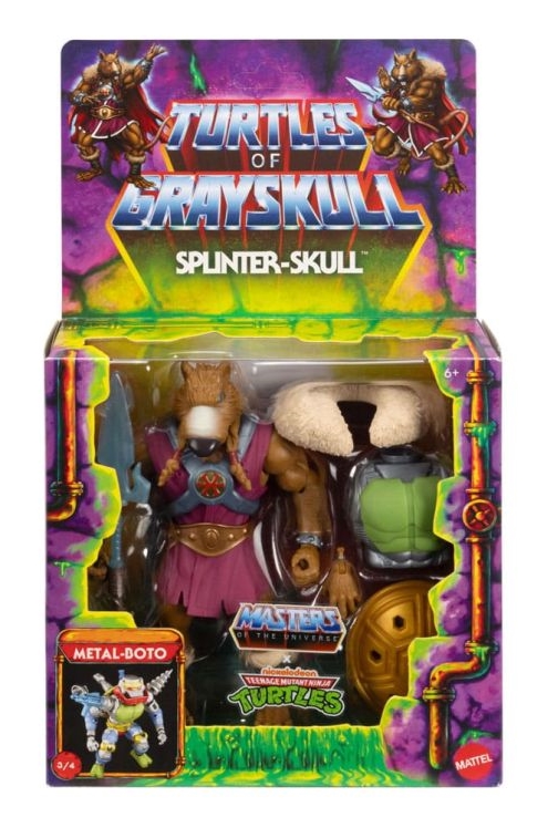 ***Pre-Order*** Motu X Tmnt: Turtles of Grayskull Deluxe Splinter-Skull