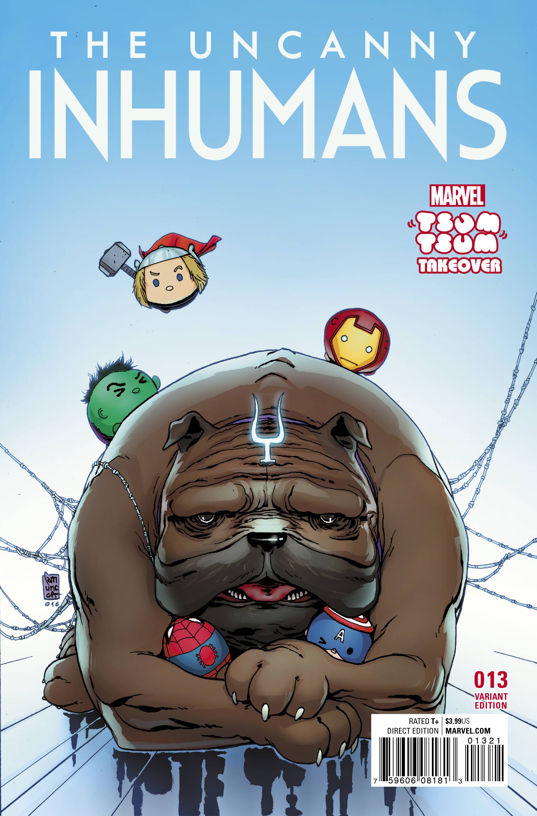 Uncanny Inhumans #13 (Camuncoli Marvel Tsum Tsum Takeover Variant) (2015)