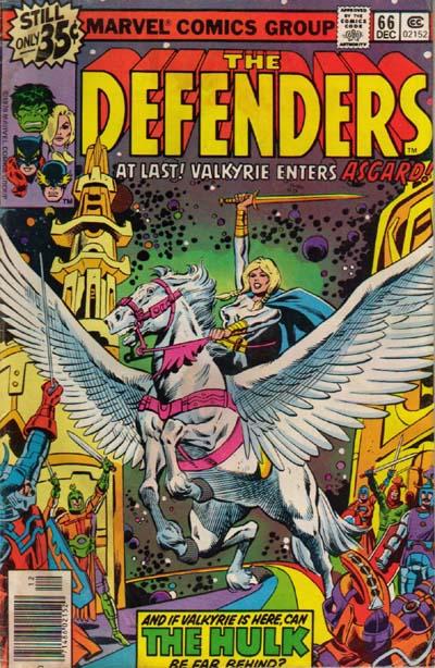 The Defenders #66-Very Fine (7.5 – 9) 1st Appearance of Svava Aka Rossveissa, A Valkyrie
