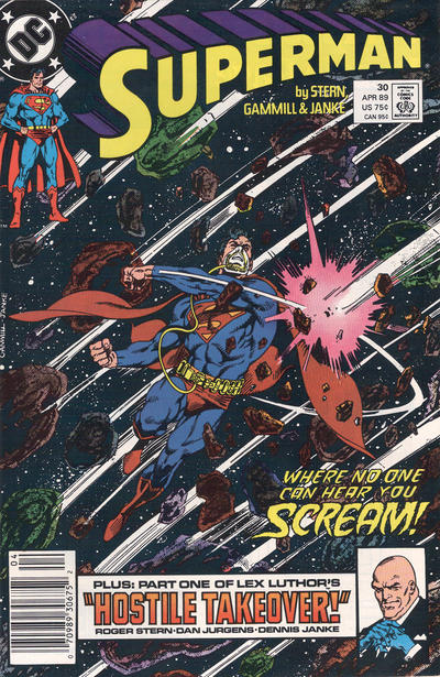 Superman #30 (1987) [Newsstand]-Very Good (3.5 – 5)