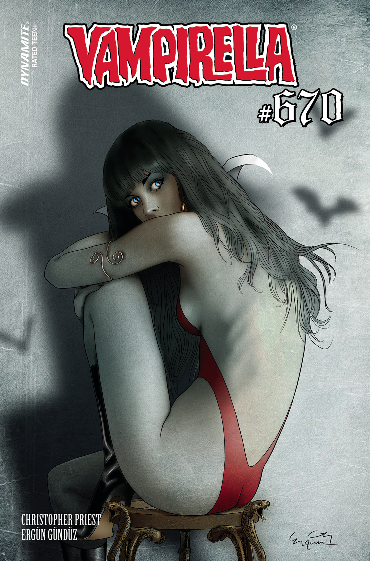 Vampirella #670 Cover F 7 Copy Incentive Gunduz Original