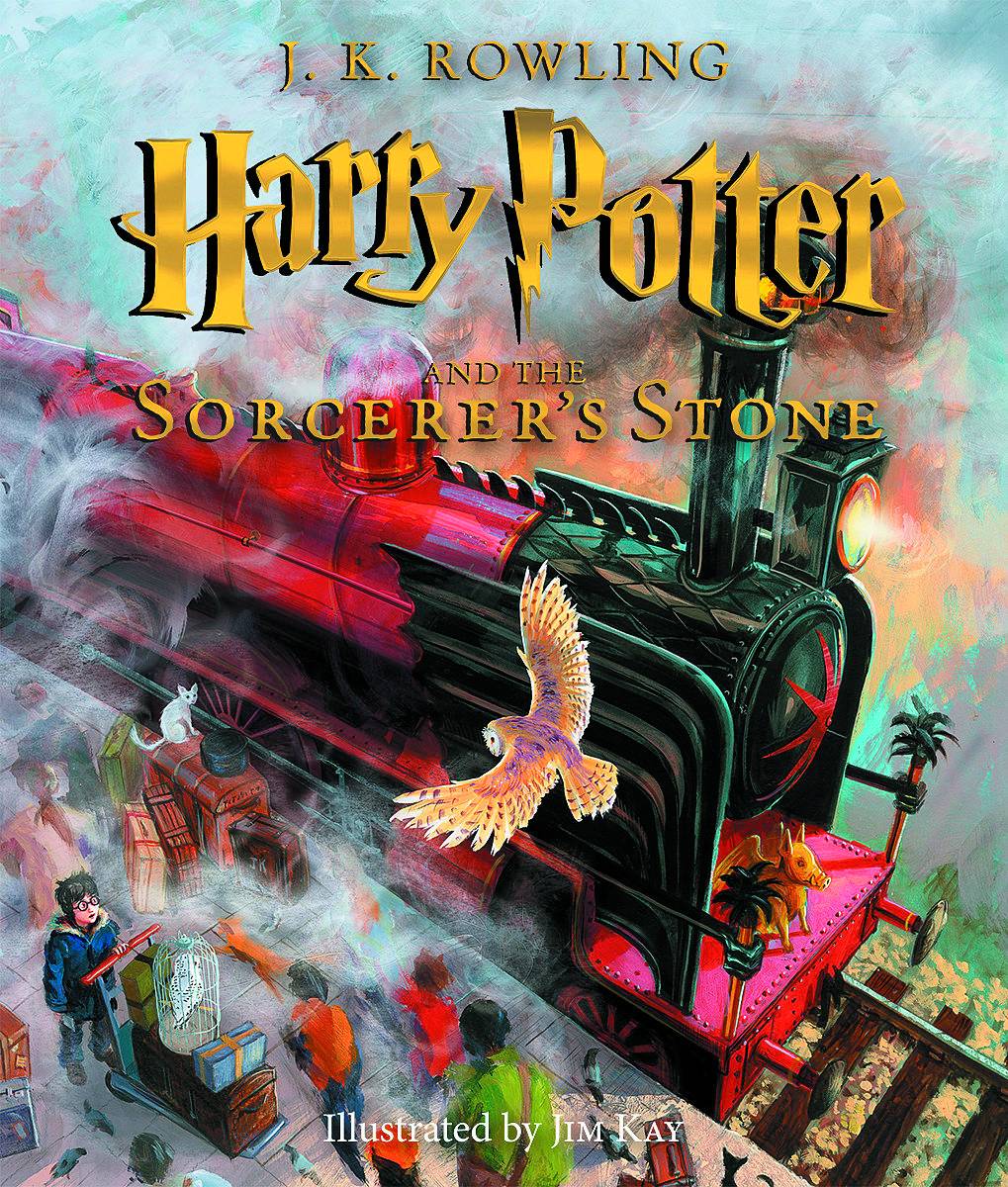 Harry Potter & Sorcerers Stone Illustrated Hardcover Edition