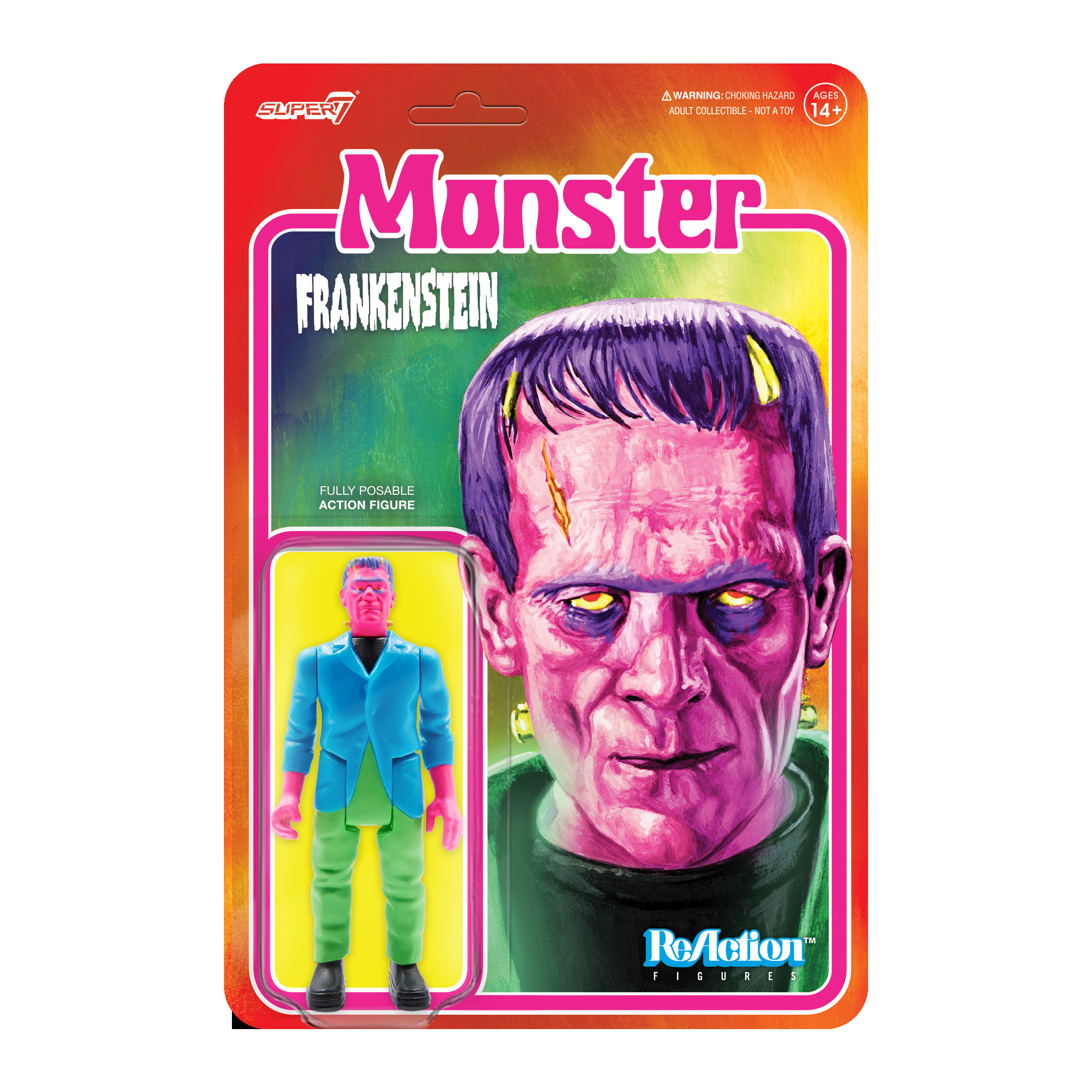 Univ Monsters W5 Frankenstein Costume Colors Reaction Figure