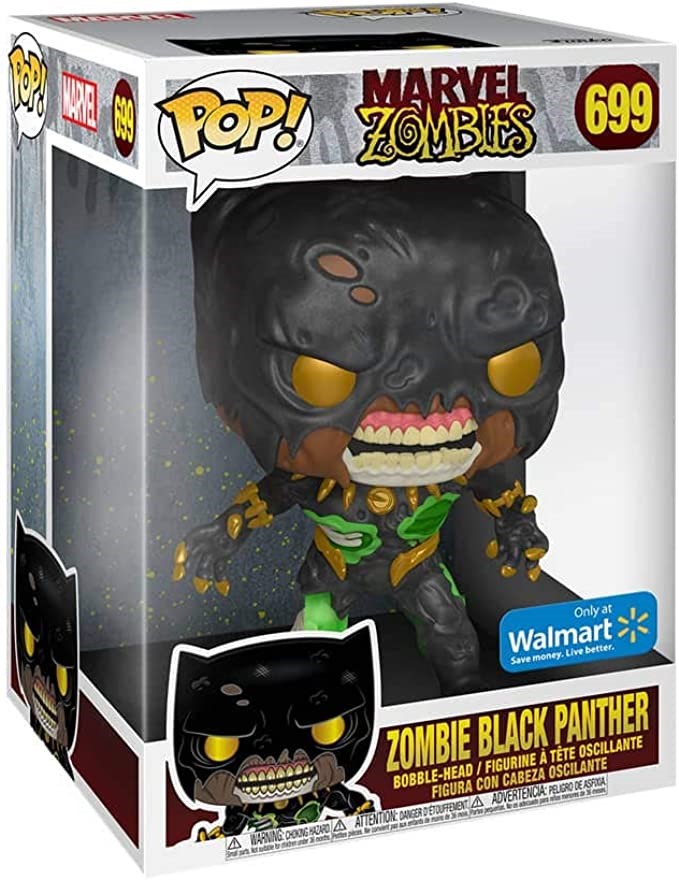 Pop! 699 Marvel Zombie Black Panther 10" Exclusive Figure