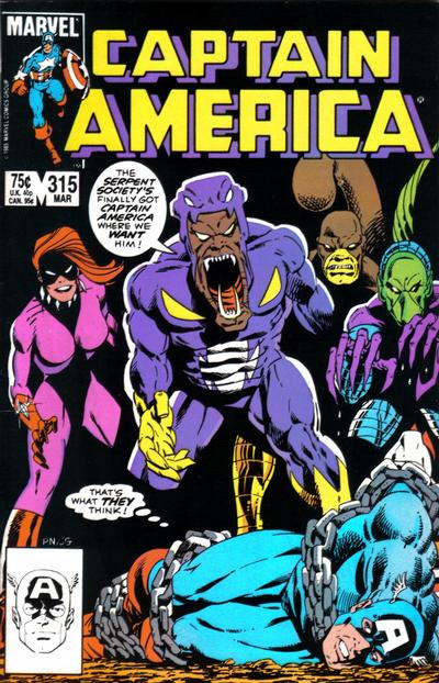 Captain America #315 [Direct]-Good (1.8 – 3)