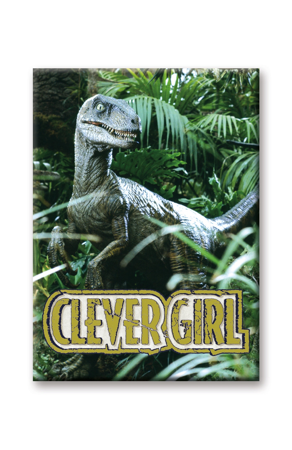 Jurassic Park - Clever Girl Flat Magnet 