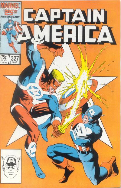 Captain America #327 [Direct]-Fine (5.5 – 7)