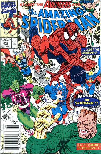 The Amazing Spider-Man #348 [Newsstand]-Good (1.8 – 3)