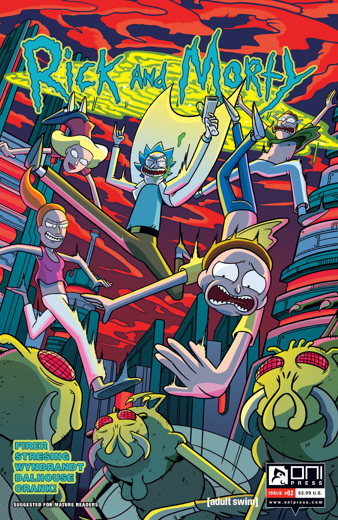 Rick and Morty #2 Cover B Ellerby (Mature) (2023)
