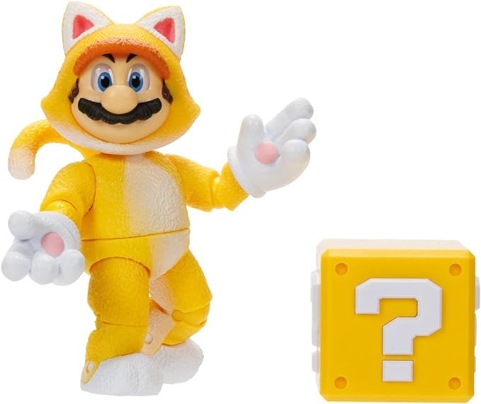 Nintendo The Super Mario Bros. Movie Cat Mario Action Figure