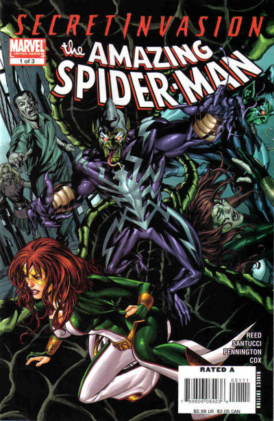 Secret Invasion: The Amazing Spider-Man Limited Series Bundle Issues 1-3