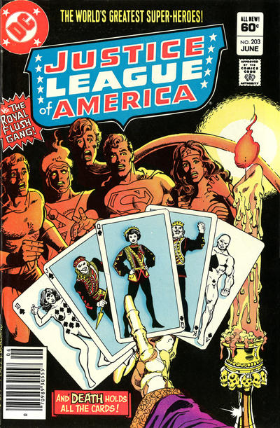 Justice League of America #203 [Newsstand]-Very Good (3.5 – 5)