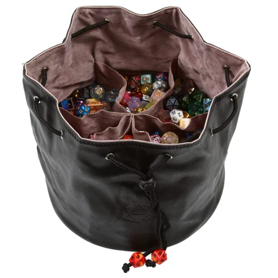 Pouch of The Endless Hoard Dice Bag - Brown Red