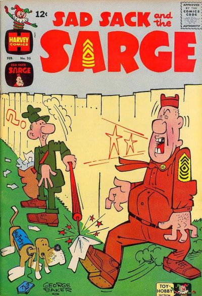 Sad Sack And The Sarge #35-Very Good