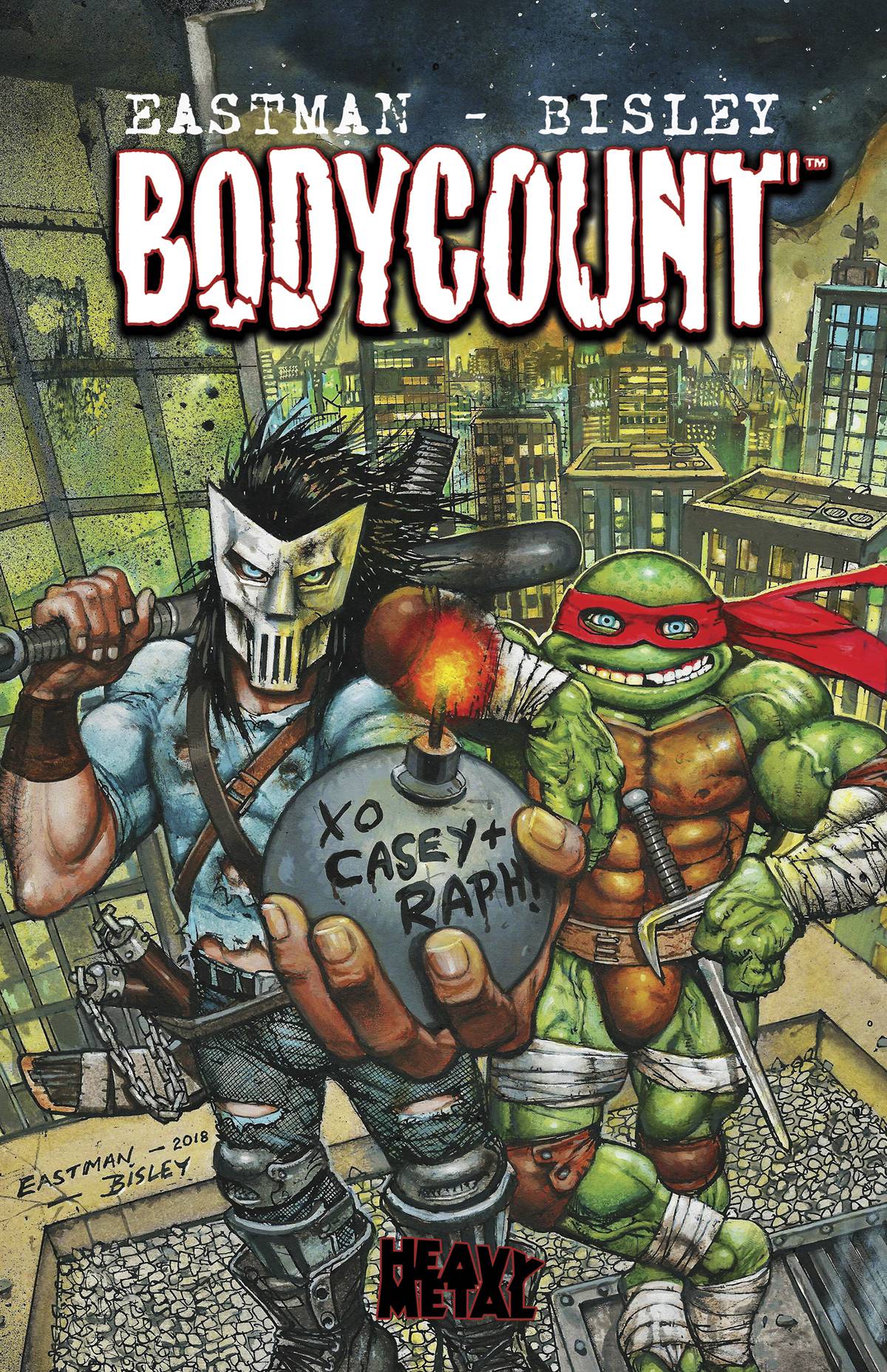 Teenage Mutant Ninja Turtles Bodycount Hardcover (Mature)