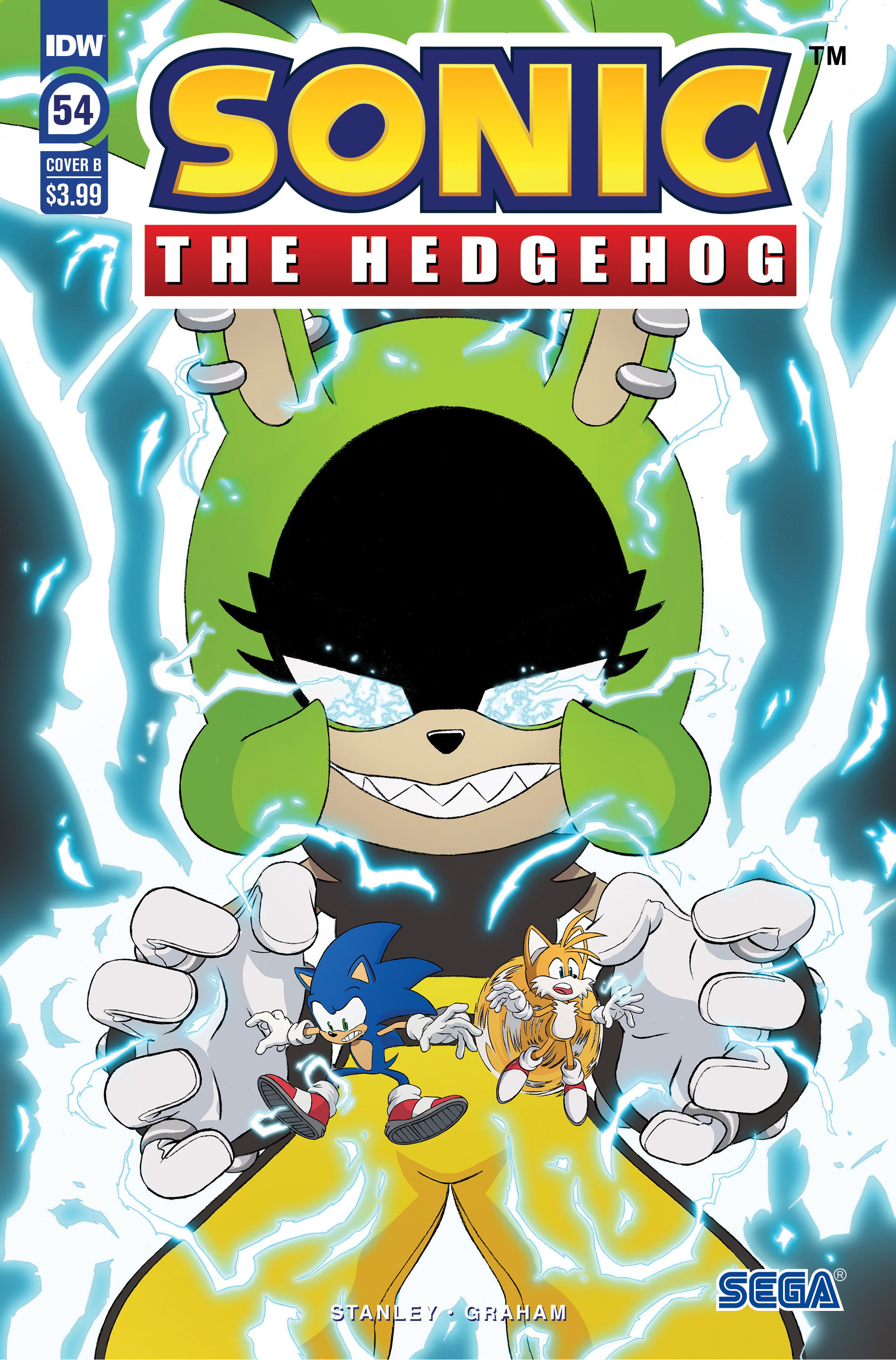 Sonic the Hedgehog #54 Cover B Schoening