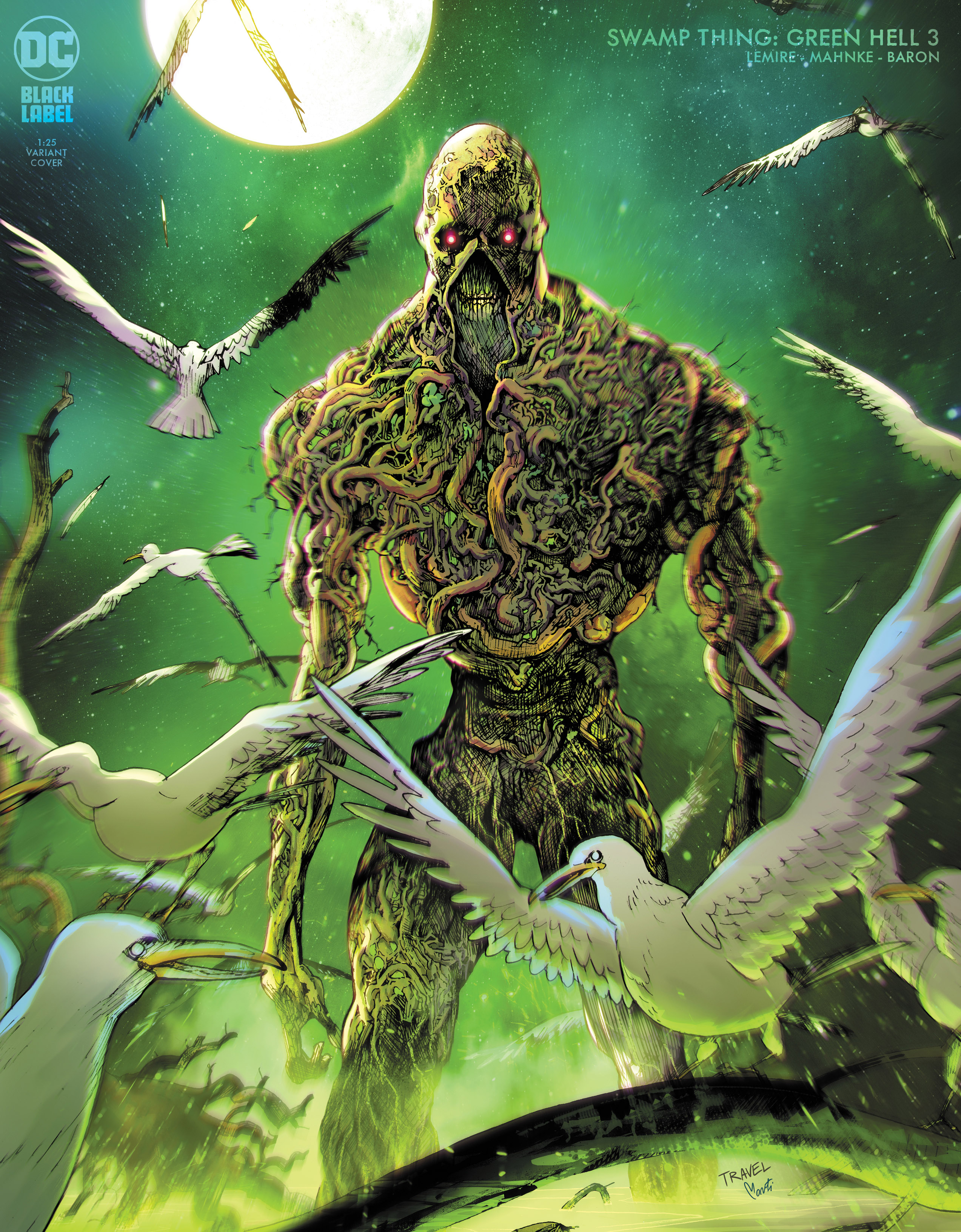 Swamp Thing Green Hell #3 Cover C Incentive 1 for 25 Travel Foreman Variant (Mature) (Of 3)