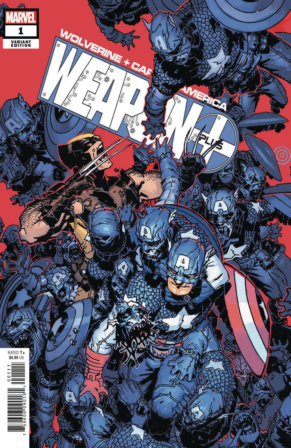 Wolverine And Captain America Weapon Plus #1 Bachalo Variant