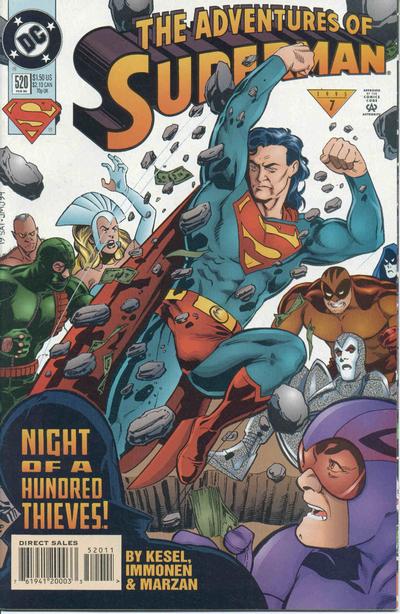 Adventures of Superman #520 [Direct Sales]-Very Fine (7.5 – 9)