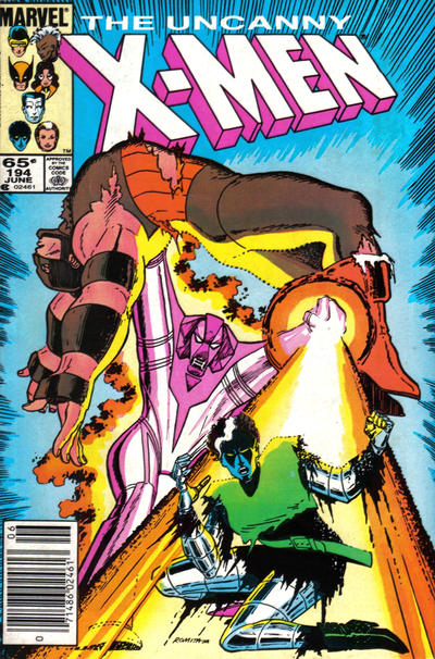 The Uncanny X-Men #194 [Newsstand] - Fn-