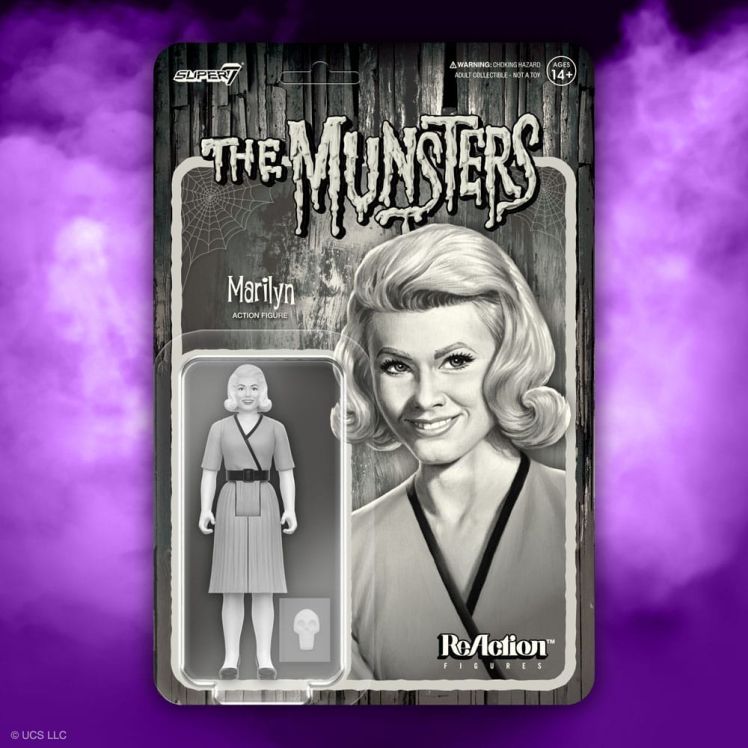 The Munsters Reaction Wave 3 Marilyn Munster (Grayscale) Action Figure