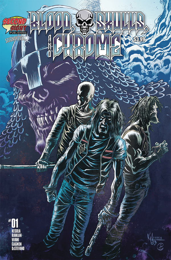 Blood Skulls And Chrome #1 Free 5 Copy Kyle Hotz Variant Incentive (Of 5)