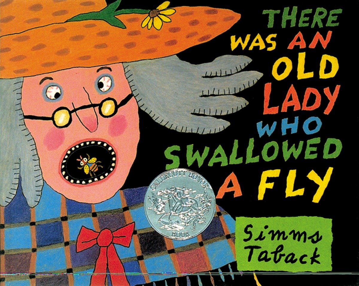 There Was An Old Lady Who Swallowed A Fly (Hardcover Book)