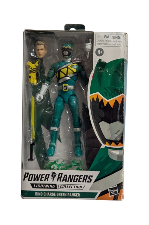 2021 Hasbro Power Rangers Lightning Collection Dino Charge Green Ranger Pre-Owned Complete