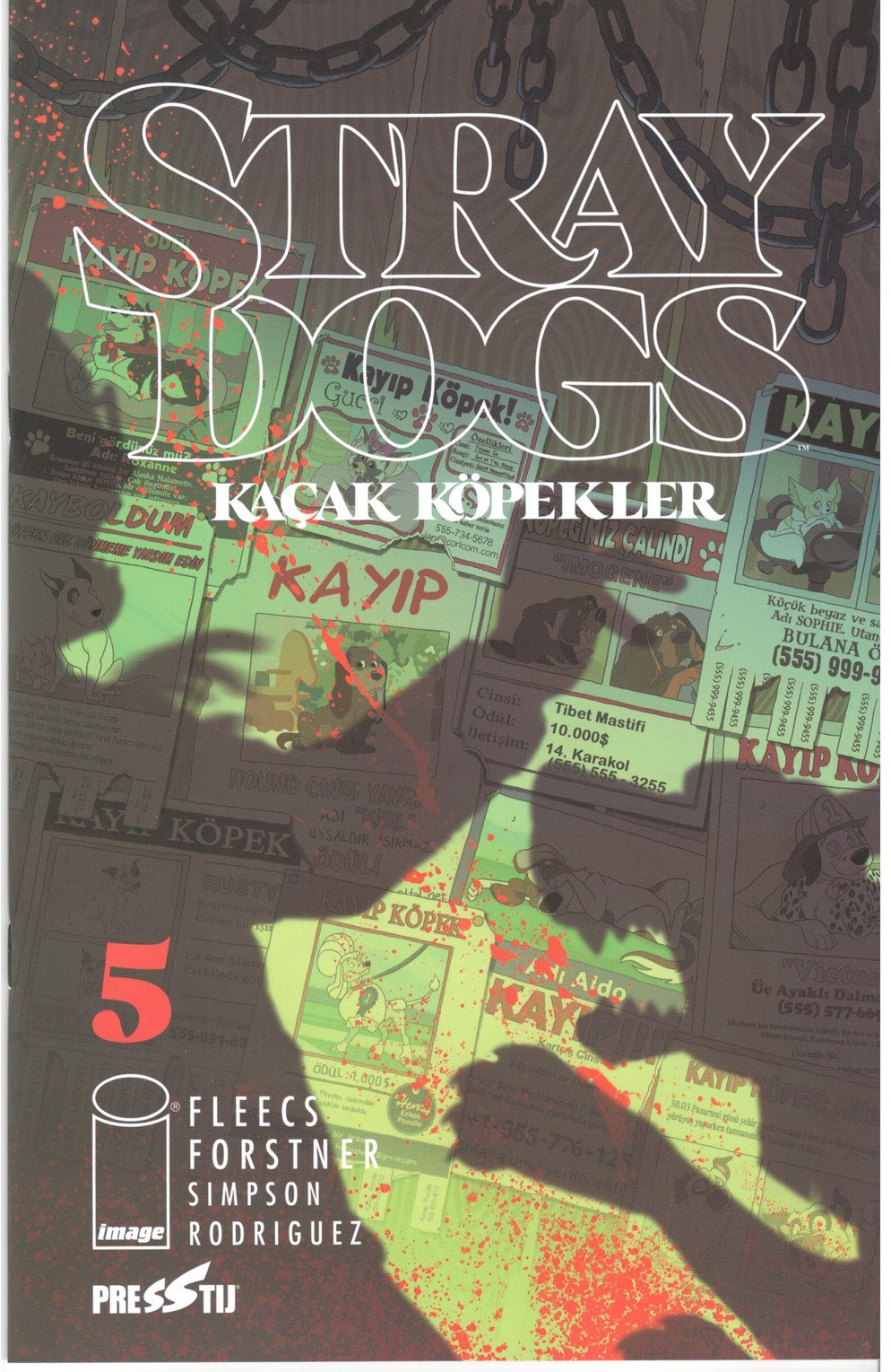 Stray Dogs #5 Cover A Turkish Edition