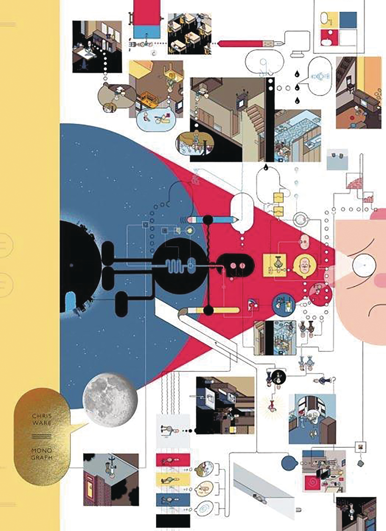 Chris Ware Monograph Hardcover Previews Exclusive Bookplate Edition