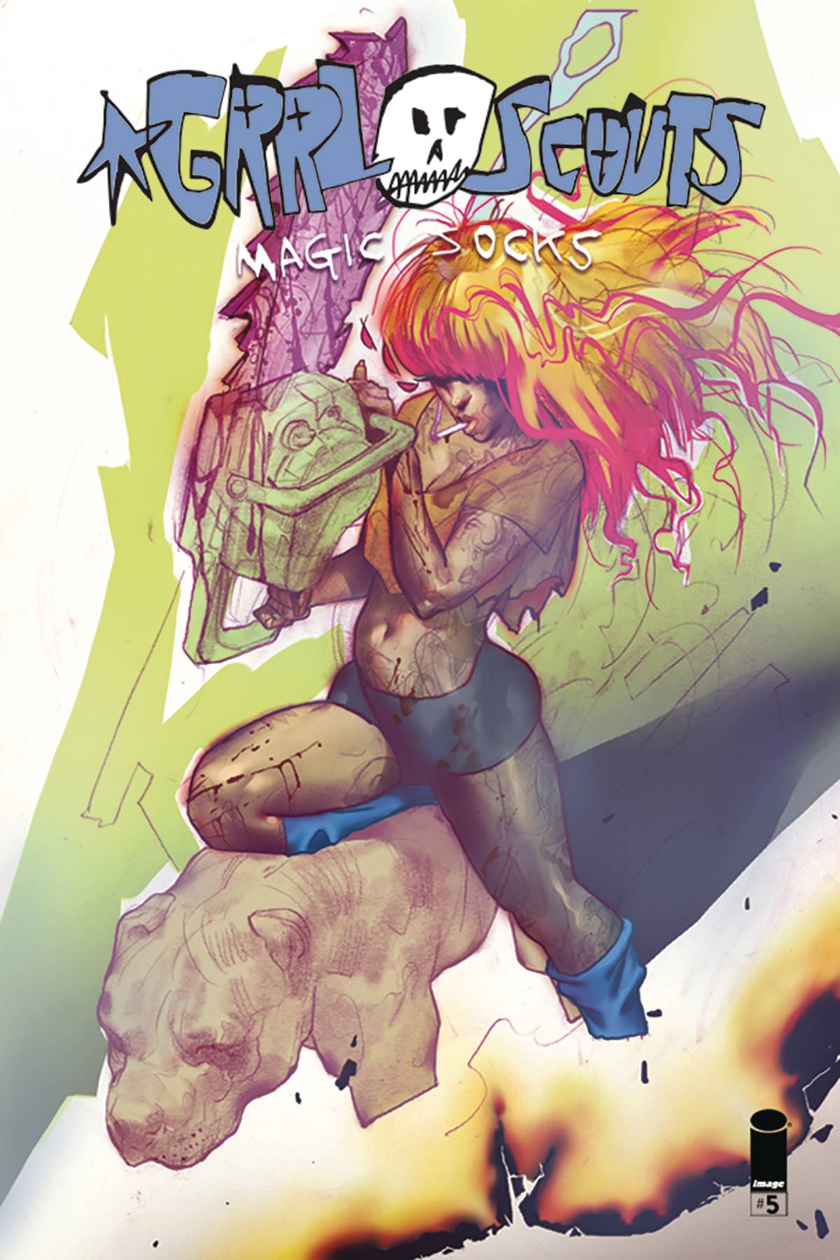 Grrl Scouts Magic Socks #5 Cover B Ivanova