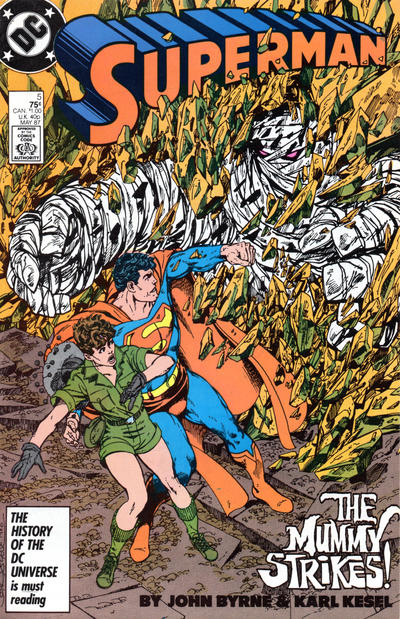 Superman #5 (1987) [Direct]-Fine (5.5 – 7)