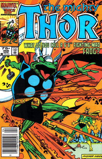 Thor #366 [Newsstand]-Fine (5.5 – 7)