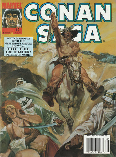 Conan Saga #62 [Newsstand] - Vg-