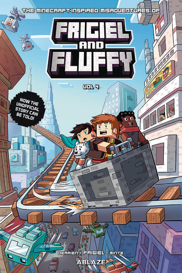 Unofficial Minecraft Inspired Misadventures of Frigiel & Fluffy Hardcover Graphic Novel 4