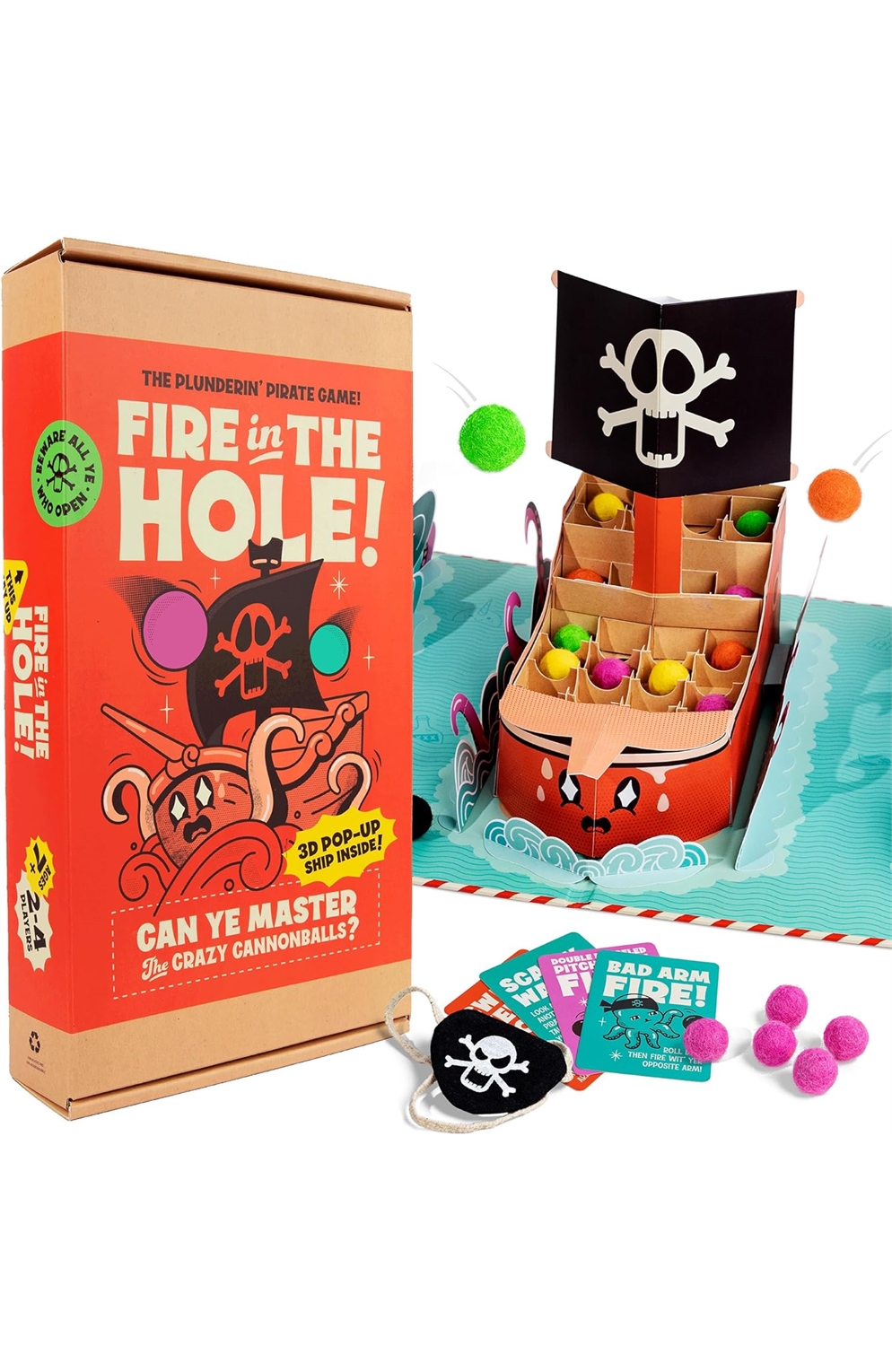 Fire In The Hole! The Pirate Adventure Board Game 