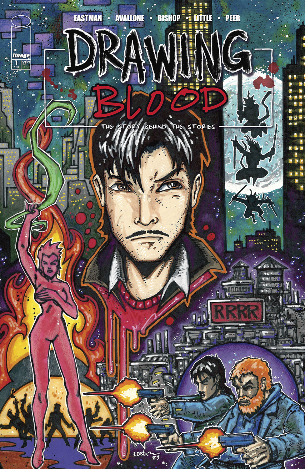 Drawing Blood #1 (Of 12) Cover A Kevin Eastman