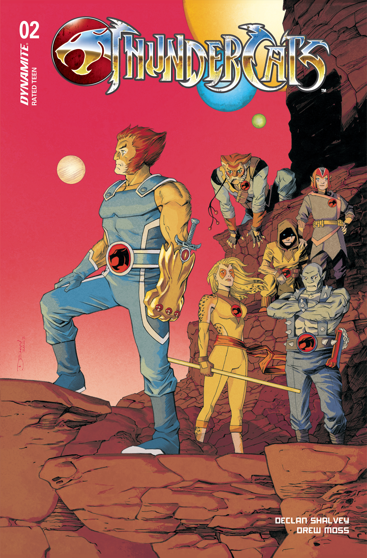 Thundercats #2 Cover R 1 for 25 Incentive Shalvey Foil