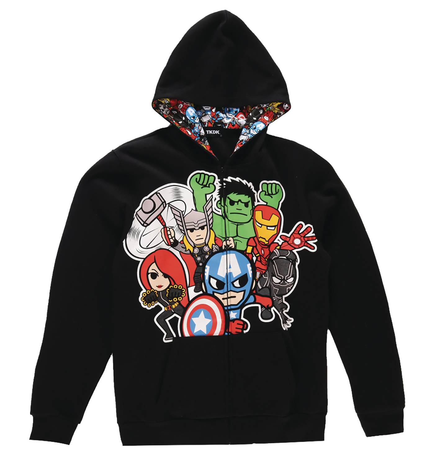 Avengers deals black hoodie