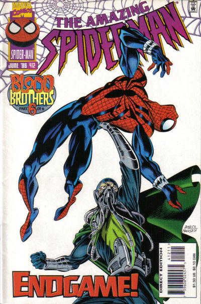 The Amazing Spider-Man #412 [Direct Edition]-Fine 