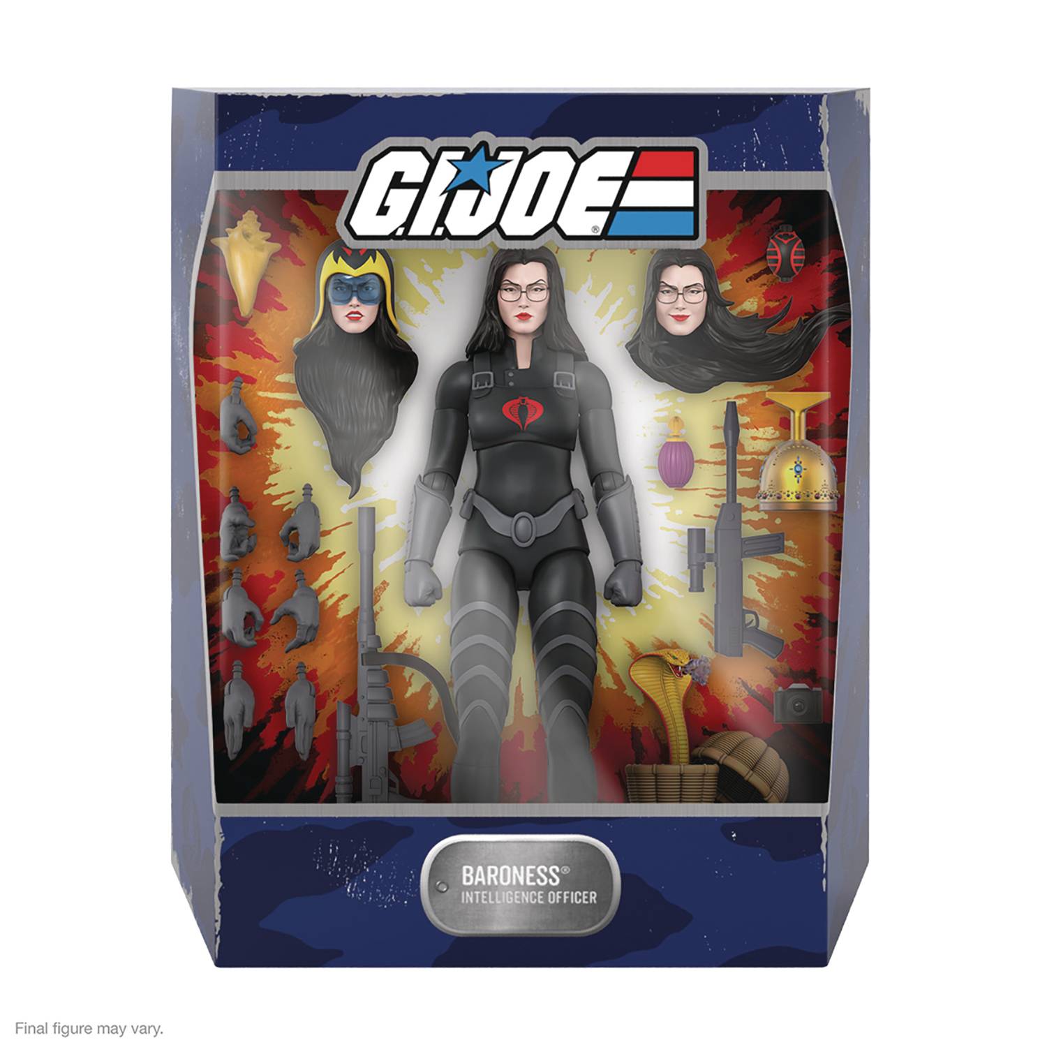 Ultimates GI Joe Wave 4 Baroness Black Suit Action Figure