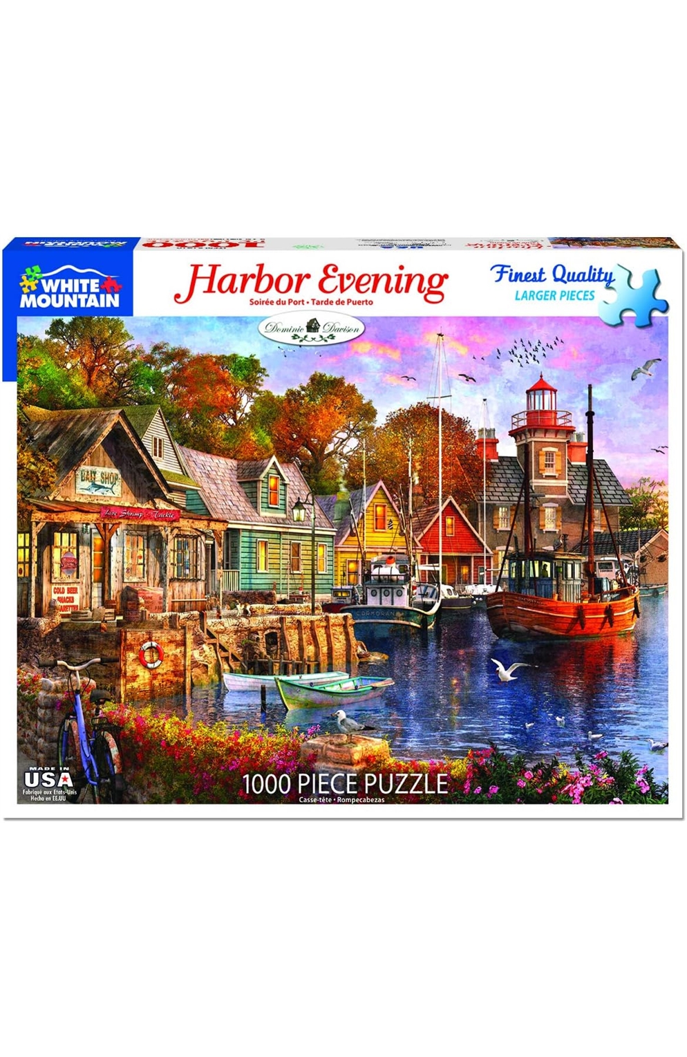 Harbor Evening (1418Pz) - 1000 Piece Jigsaw Puzzle