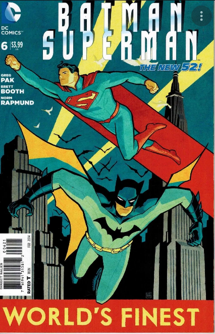 Batman Superman #6 1 for 25 Incentive Cliff Chiang (2013)